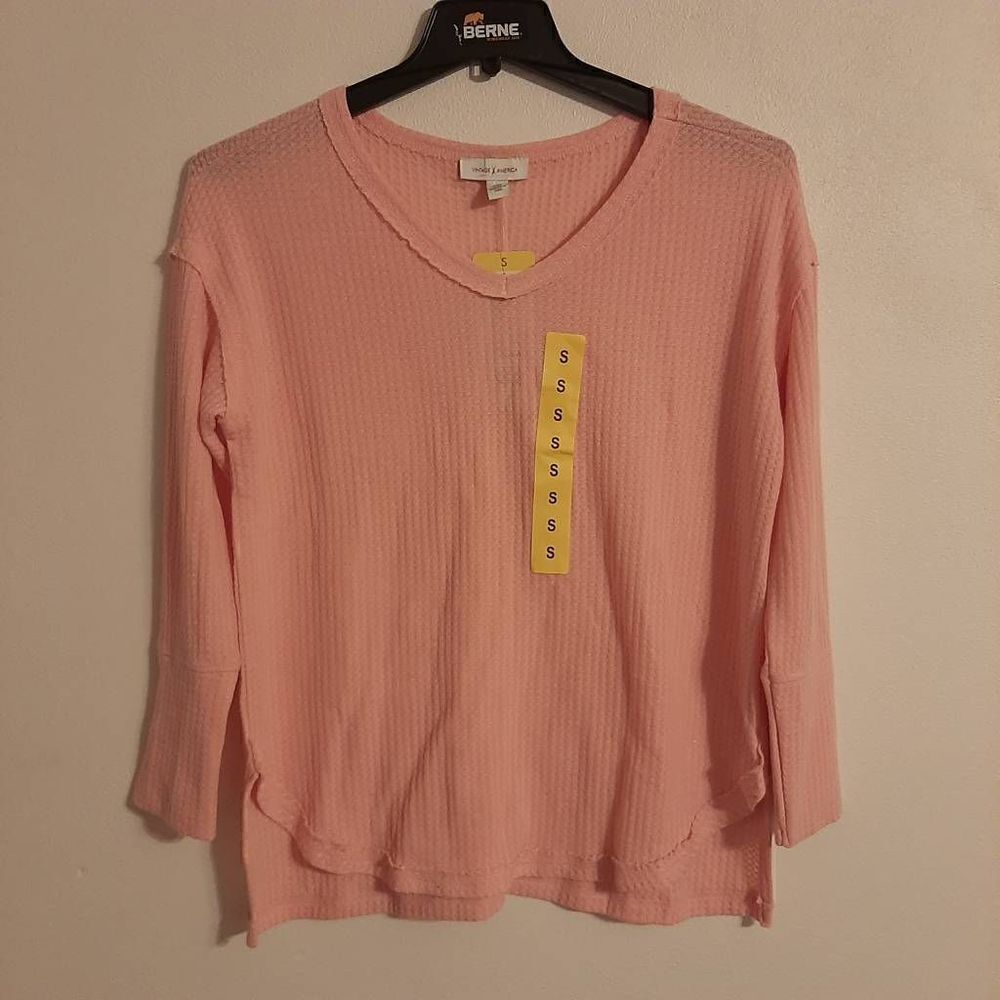 Vintage America peachy pink small top